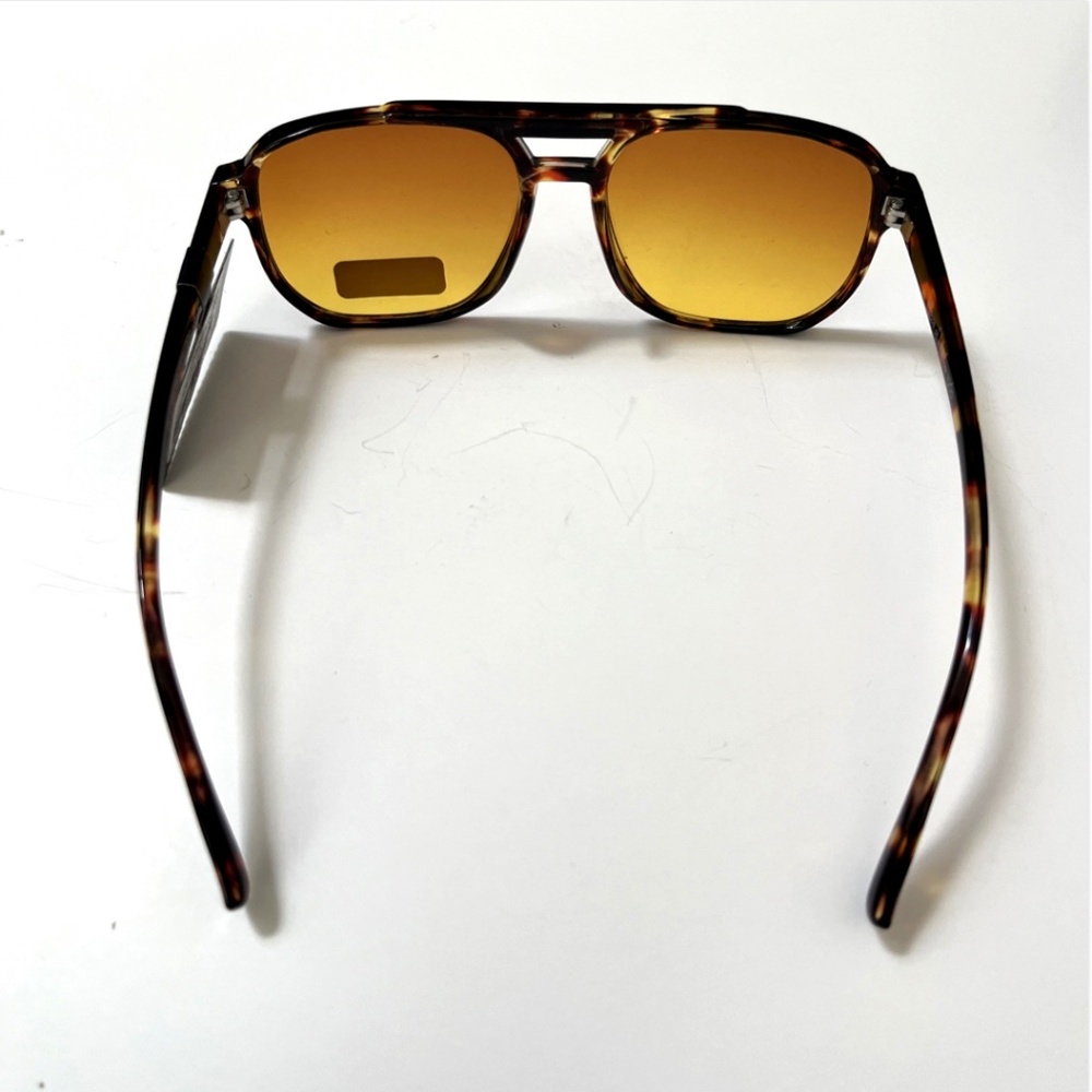 House of Harlow 1960 Aviator Sunglasses Double Bridge NWT Tortoise Shell Amber - Picture 3 of 6